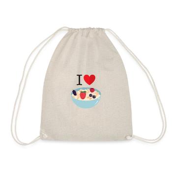 J Likes The Porridge - Drawstring Bag - nature - Front