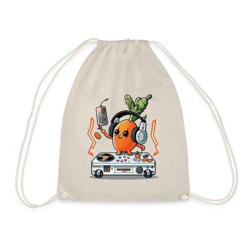 The Carrot Party - Drawstring Bag - nature - Front