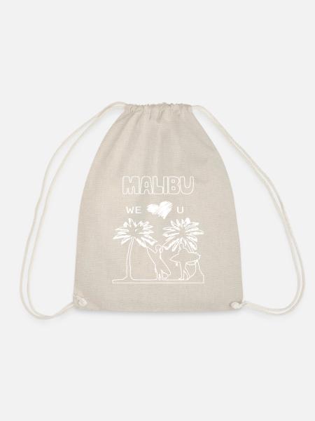 Malibu - Drawstring Bag - nature