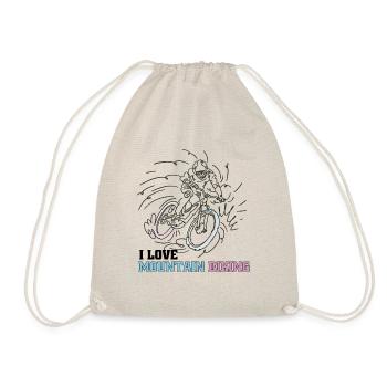 J’adore le VTT - Sac de sport léger - nature - Devant