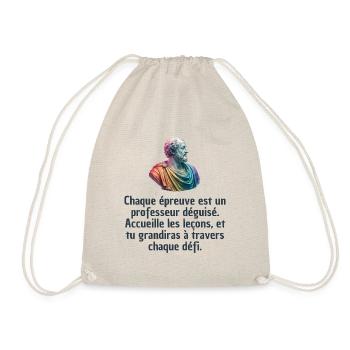 T-shirts Stoïcisme : L'inspiration à portée de soi - Sac de sport léger - nature - Devant