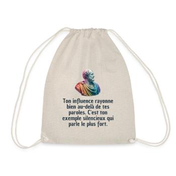 T-shirts Stoïcisme : L'inspiration à portée de soi - Sac de sport léger - nature - Devant