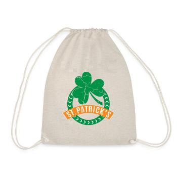 St Patricks Day - Drawstring Bag - nature - Front