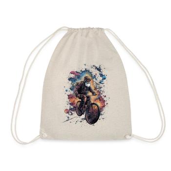 Happy Bicycle Day - Old Man Trippy Motiv - Drawstring Bag - nature - Front