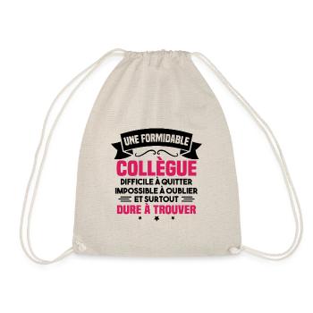 Une formidable collègue difficile - Sac de sport léger - nature - Devant