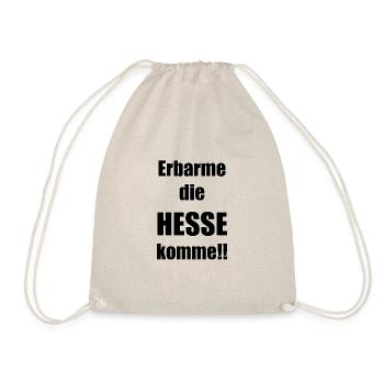 Erbarme, die Hesse komme!! - Turnbeutel - Natur - Vorne
