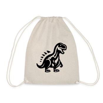 Dinosaur - Drawstring Bag - nature - Front