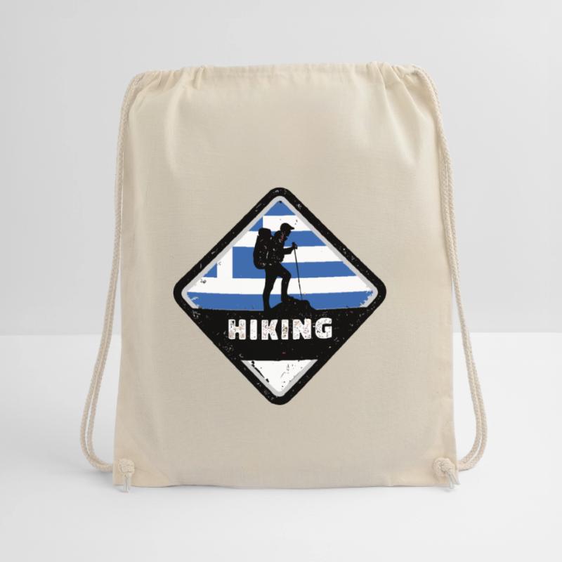 Drapeau de la Grèce Hellas Athènes Drapeau de la Grèce Sac de sport léger