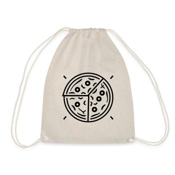 pizza - Drawstring Bag - nature - Front