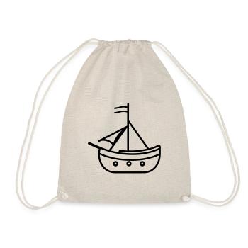Piratenschiff - Turnbeutel - Natur - Vorne