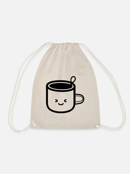 Kaffeebecher - Turnbeutel - Natur