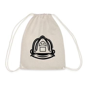Firefighter's helmet - Drawstring Bag - nature - Front