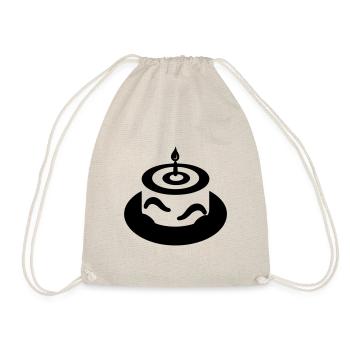 Birthday cake - Drawstring Bag - nature - Front