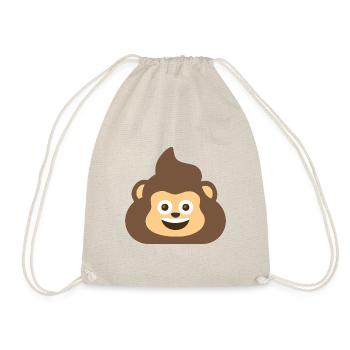 Affe Emoji Mix - Turnbeutel - Natur - Vorne