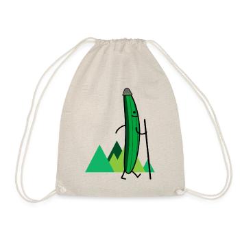 Wandering Cucumber (b) - Drawstring Bag - nature - Front