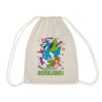 Tom Und Jerry Ab Jetzt: Schulkind! Design - Turnbeutel - Natur - Vorne