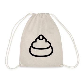 Cupcake - Turnbeutel - Natur - Vorne