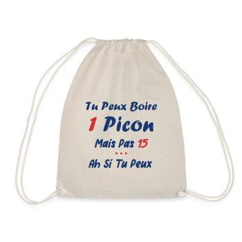 Tu peux noire un picon - Sac de sport léger - nature - Devant