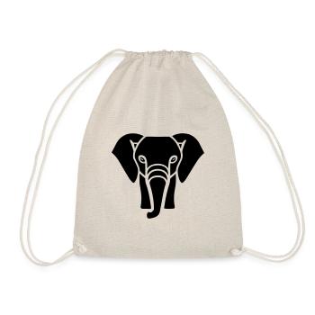 elephant - Drawstring Bag - nature - Front