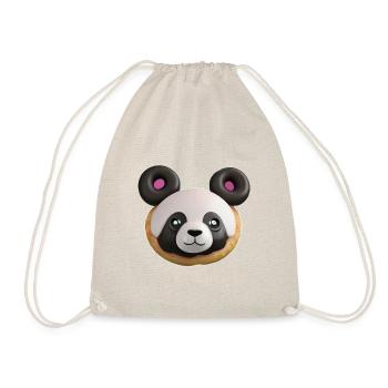 Panda Triple Donuts - Sac de sport léger - nature - Devant