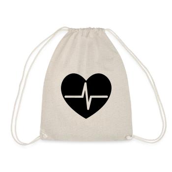 battement de coeur - Sac de sport léger - nature - Devant