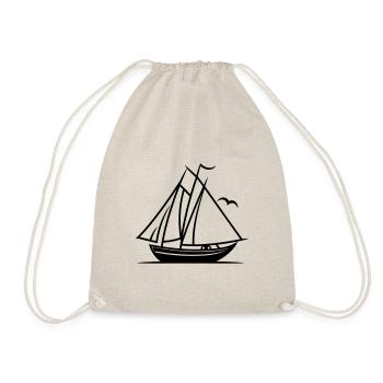 Sailing ship - Drawstring Bag - nature - Front