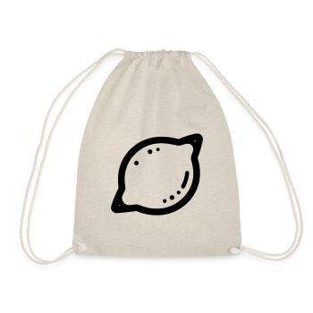 Lemon - Drawstring Bag - nature - Front
