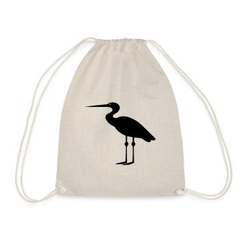 Simple Little Stork - Drawstring Bag - nature - Front