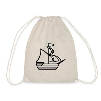 Piratenschiff - Turnbeutel - Natur - Vorne