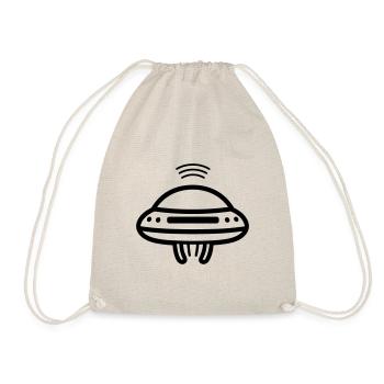 flying saucer - Drawstring Bag - nature - Front