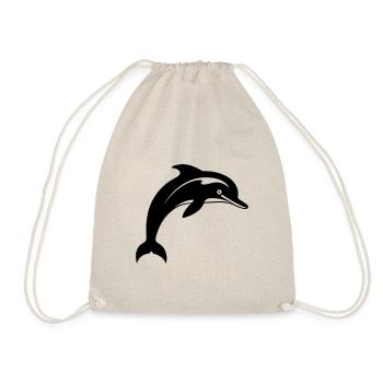 Dolphin - Drawstring Bag - nature - Front
