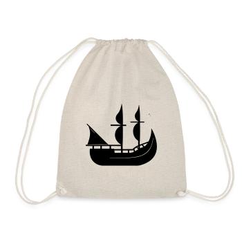 Pirate ship - Drawstring Bag - nature - Front