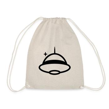 flying saucer - Drawstring Bag - nature - Front