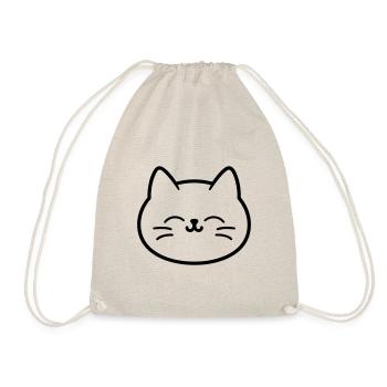 Kitten - Drawstring Bag - nature - Front
