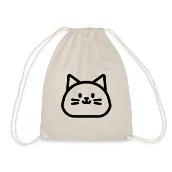 kitten - Drawstring Bag - nature - Front
