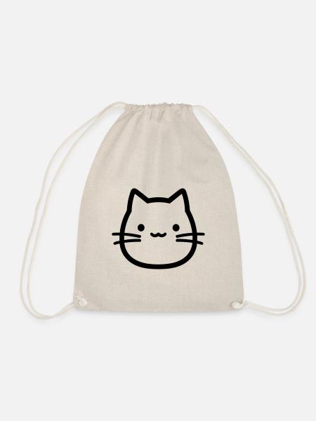 Katze - Turnbeutel - Natur