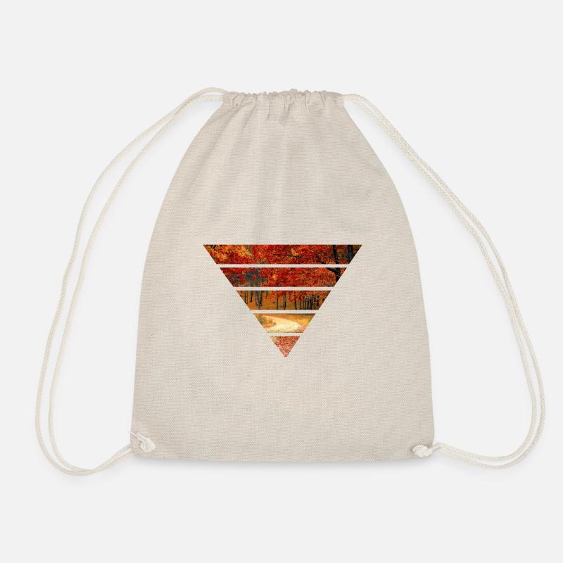 autumn forest - Drawstring Bag - nature