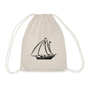 Sailing ship - Drawstring Bag - nature - Front