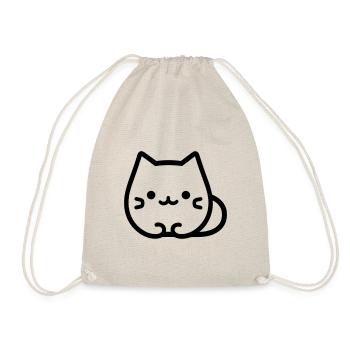 Katze - Turnbeutel - Natur - Vorne