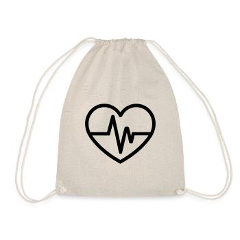 battement de coeur - Sac de sport léger - nature - Devant