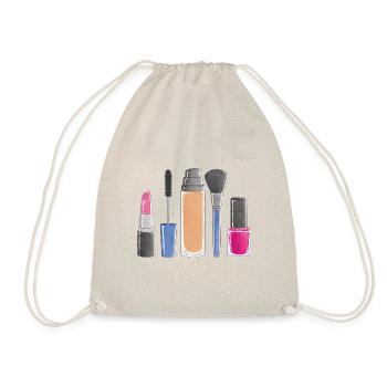 Beauty Make-Up - Turnbeutel - Natur - Vorne