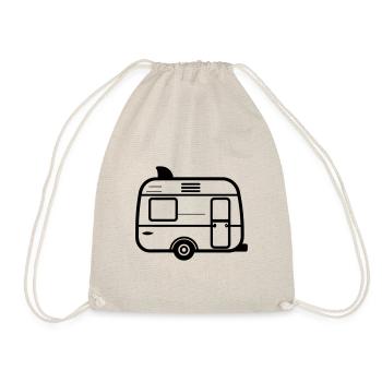 Small caravan - Drawstring Bag - nature - Front