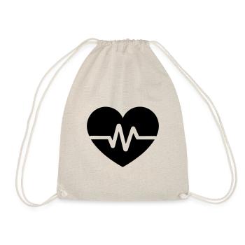 battement de coeur - Sac de sport léger - nature - Devant
