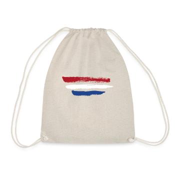 Drapeau des Pays-Bas - LOGO Vintage - Sac de sport léger - nature - Devant