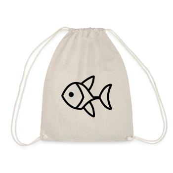 fish - Drawstring Bag - nature - Front