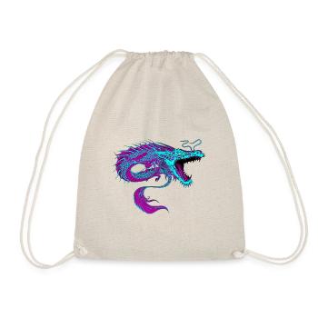 Drache chinesisch Fantasy - Turnbeutel - Natur - Vorne