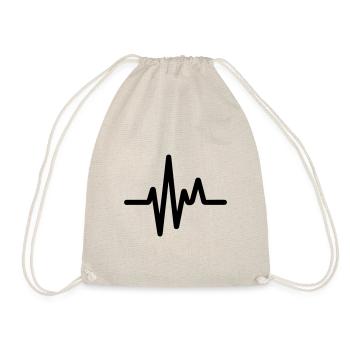 Pulse, heartbeat - Drawstring Bag - nature - Front