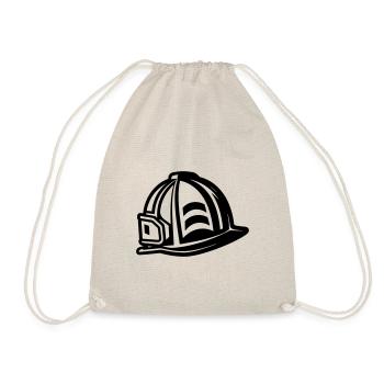 Firefighter helmet - Drawstring Bag - nature - Front