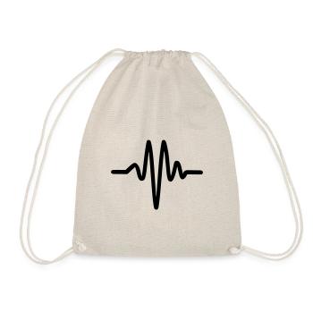Heartbeat, pulse - Drawstring Bag - nature - Front
