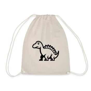 Dinosaur - Drawstring Bag - nature - Front